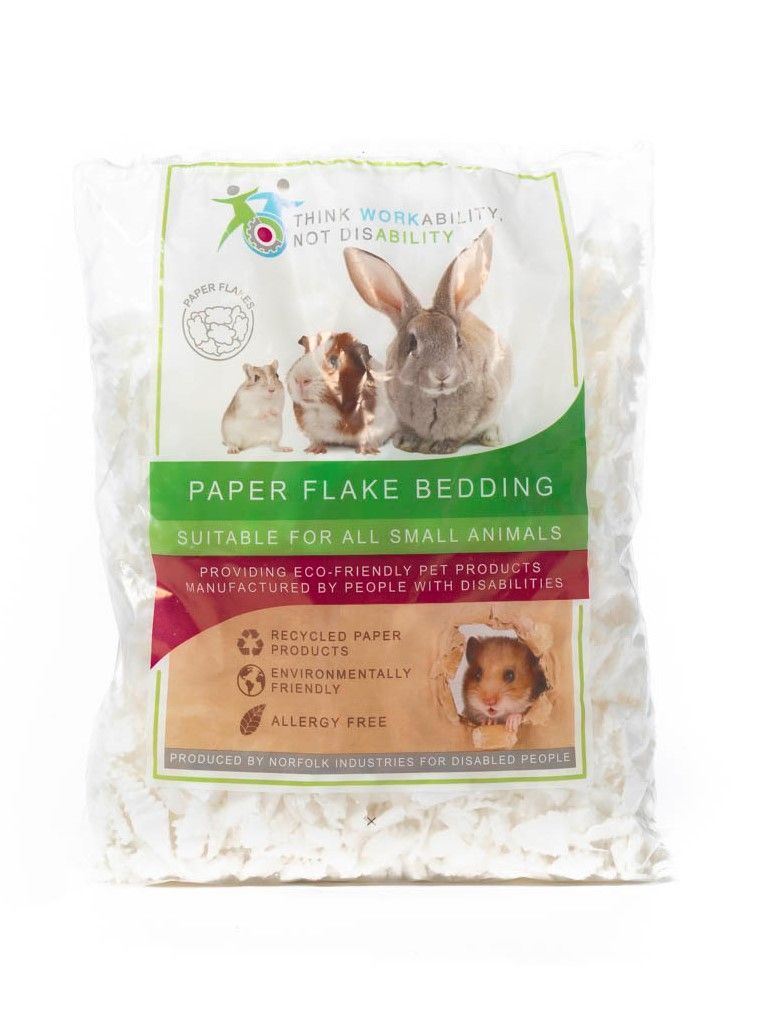Paper Flakes Bedding